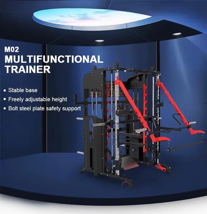Rack de musculation multifonctionnel commercial