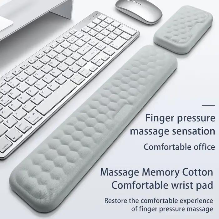 Clavier souris repose-poignet coussin mousse à mémoire de forme repose-main Support ergonomique poignet coussin coussin mousse à mémoire de forme pour ordinateurs portables