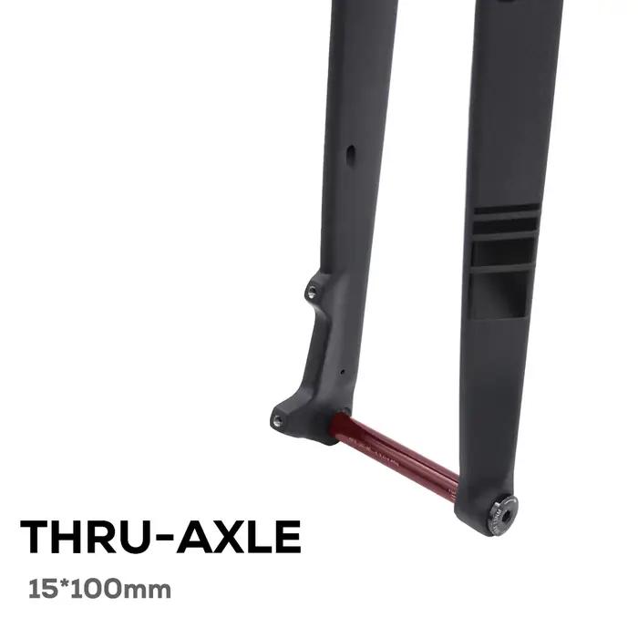 Fourche rigide entièrement en Fiber de carbone pour vtt