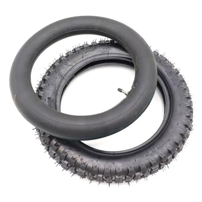 Pneu et chambre à air de haute qualité 3.00-12 pouces, pneu de 12 pouces pour moto tout-terrain, motocross, dirt bike
