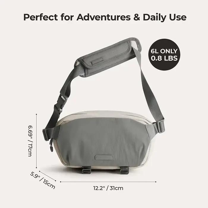 Sac à bandoulière pour appareil photo, sac de photographie étanche, sac à bandoulière portable, pochette pour appareil photo reflex numérique pour usage quotidien et voyage