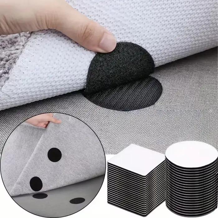 10 paires de rubans anti-bouclage pour tapis - Convient pour la protection des sols antidérapants