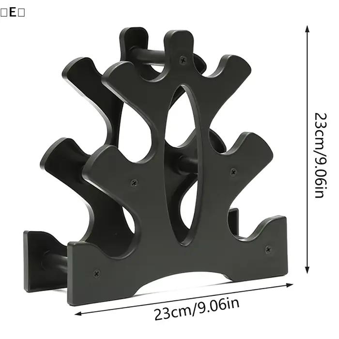 〔E〕Support de rangement pour haltères à 3 niveaux