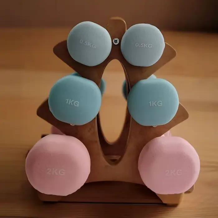 Nouveau support de rangement pour haltères à 3 niveaux