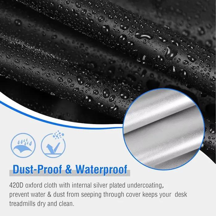 Housse de protection pliable en tissu Oxford pour tapis de course domestique