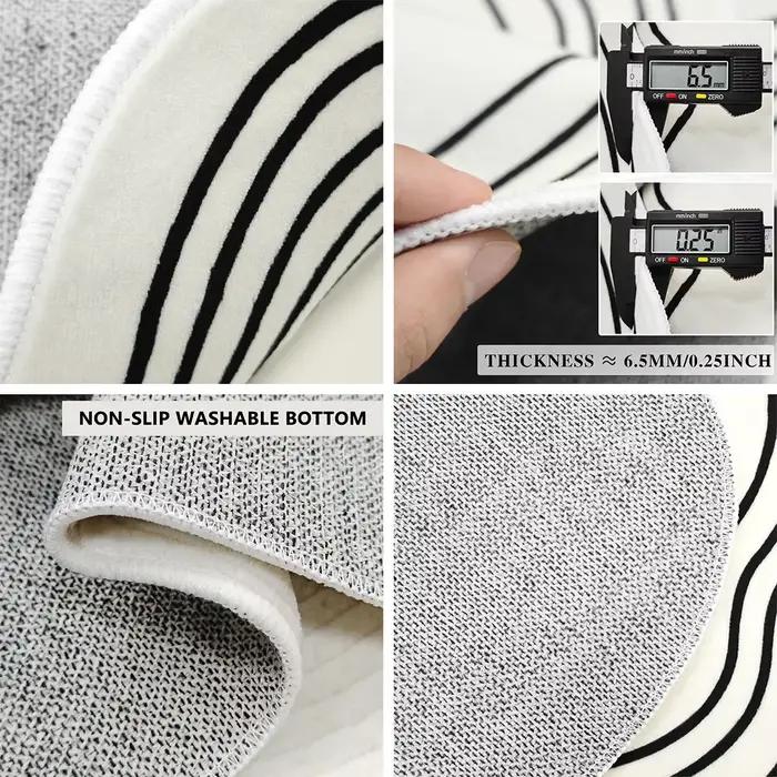 Tapis pour salon, lavable en machine