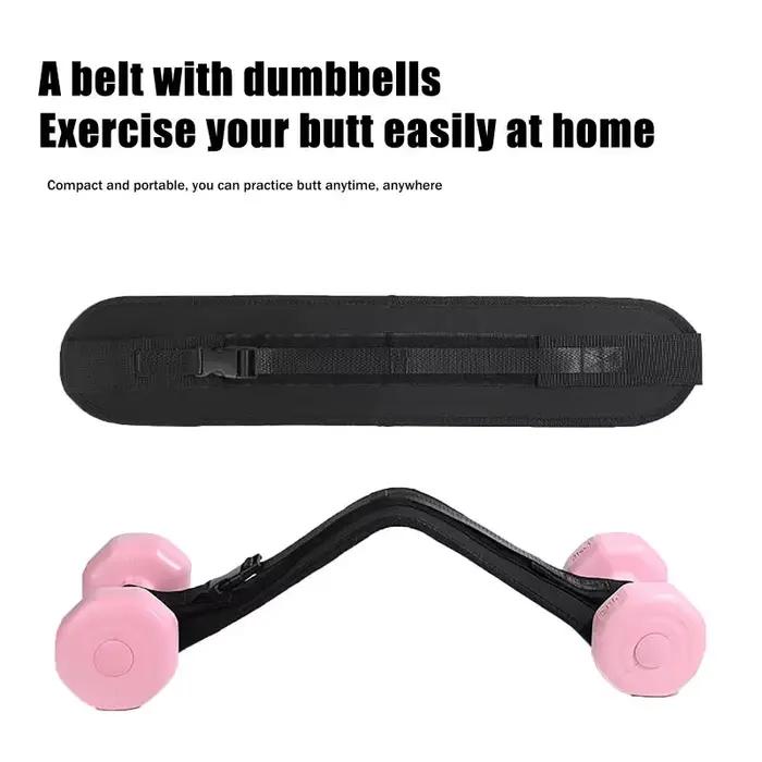 Ceinture d'exercice réglable pour les fessiers, accessoire de fitness à domicile compatible avec les haltères, activation des fessiers pour femmes et hommes