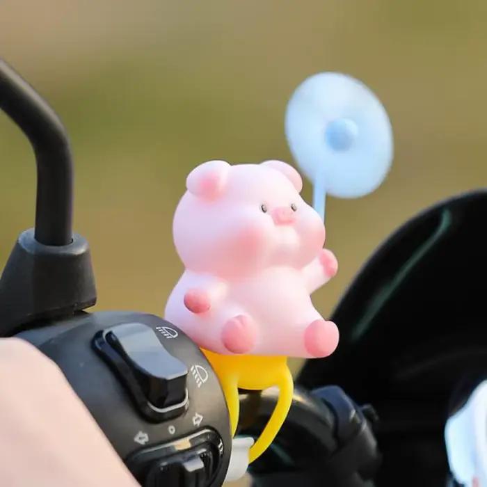 Décorations de guidon de vélo, ornements amusants et durables en PVC pour vélos d'enfants, décoration pour le cyclisme quotidien