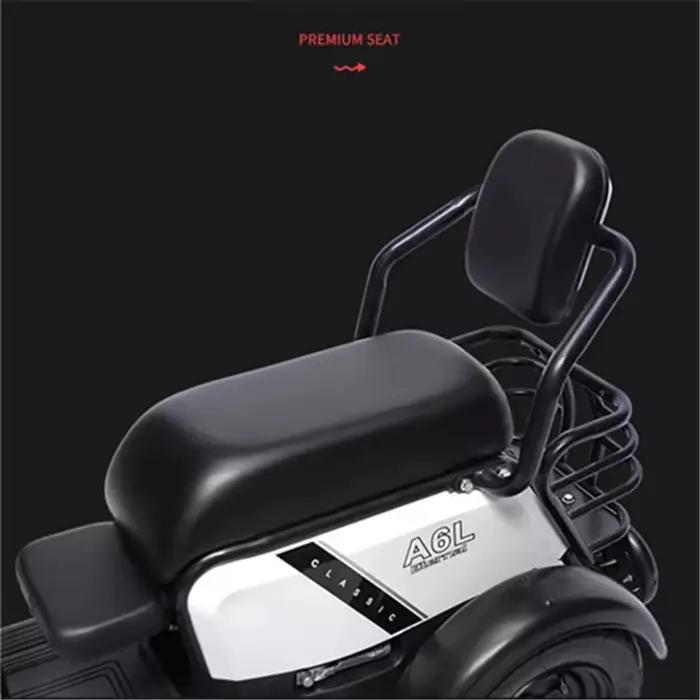 Mini Tricycle électrique adulte 3 lieux 600w 48v tout Terrain Parents enfant Scooter électrique vélo famille avec batterie amovible