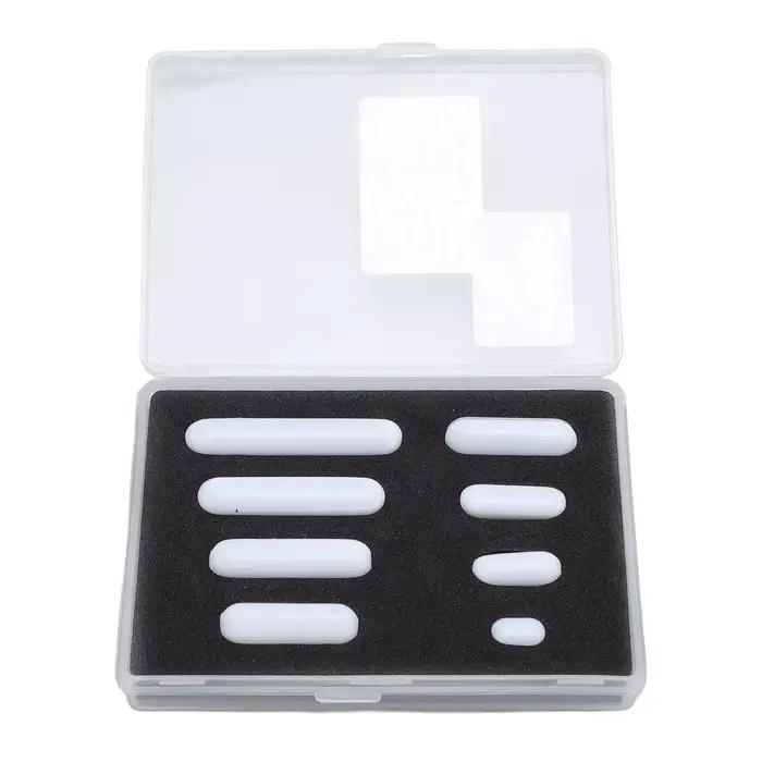 Jeu de barres d'agitation magnétiques, tige d'agitation magnétique Stable, résistante à l'érosion, pratique 10mm-40mm avec boîte en plastique pour laboratoire