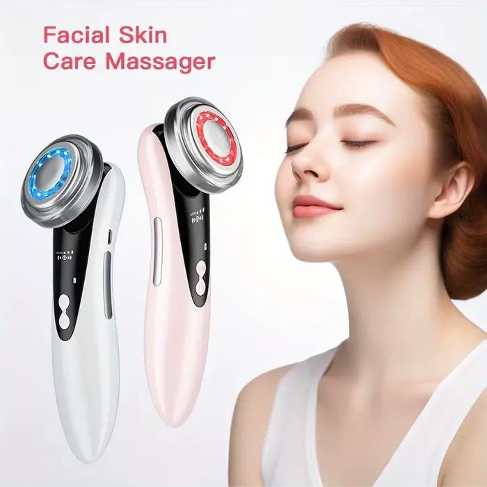 Appareil de beauté facial à micro-courant EMS, masseur facial électrique, outil de soin de la peau portable pour le soin quotidien de raffermissement du visage