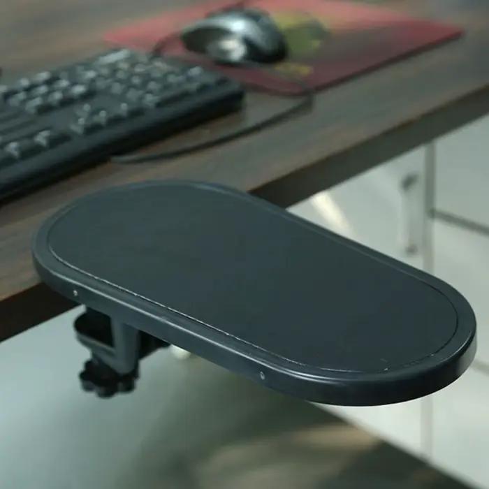 Accoudoir de bureau amovible, Support de bras de Table d'ordinateur Portable réglable, tapis de souris rotatif, repose-poignet, accessoire de bureau