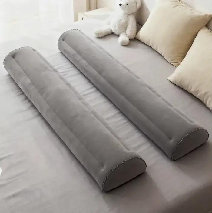 Barrière de lit de voyage gonflable pliable 1/2, barrière de lit gonflable portable, adaptée aux lits pliants, simples et doubles