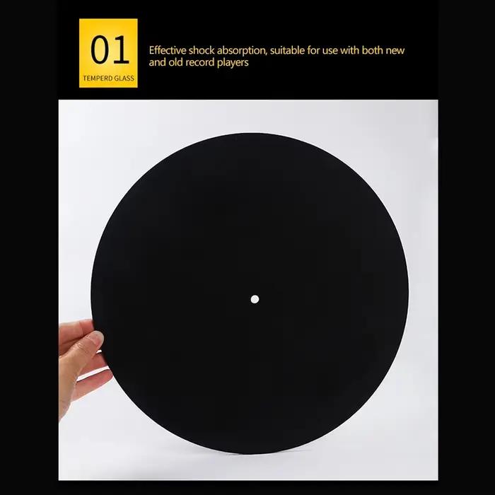 Tapis antidérapant antistatique en feutre pour plateau tournant, pour disque vinyle LP, accessoires de remplacement Audio, tapis épais pour Audiophile