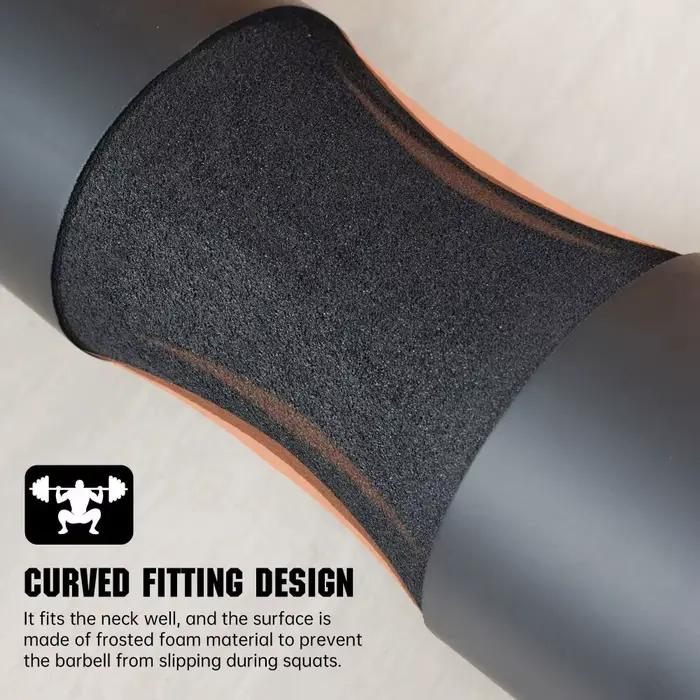 Support d'épaules conception d'arc coussin d'haltères en mousse