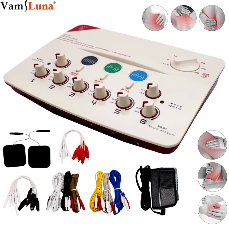 Stimulateur musculaire électrique par électroacupuncture EMS, dispositif de Massage de Stimulation m