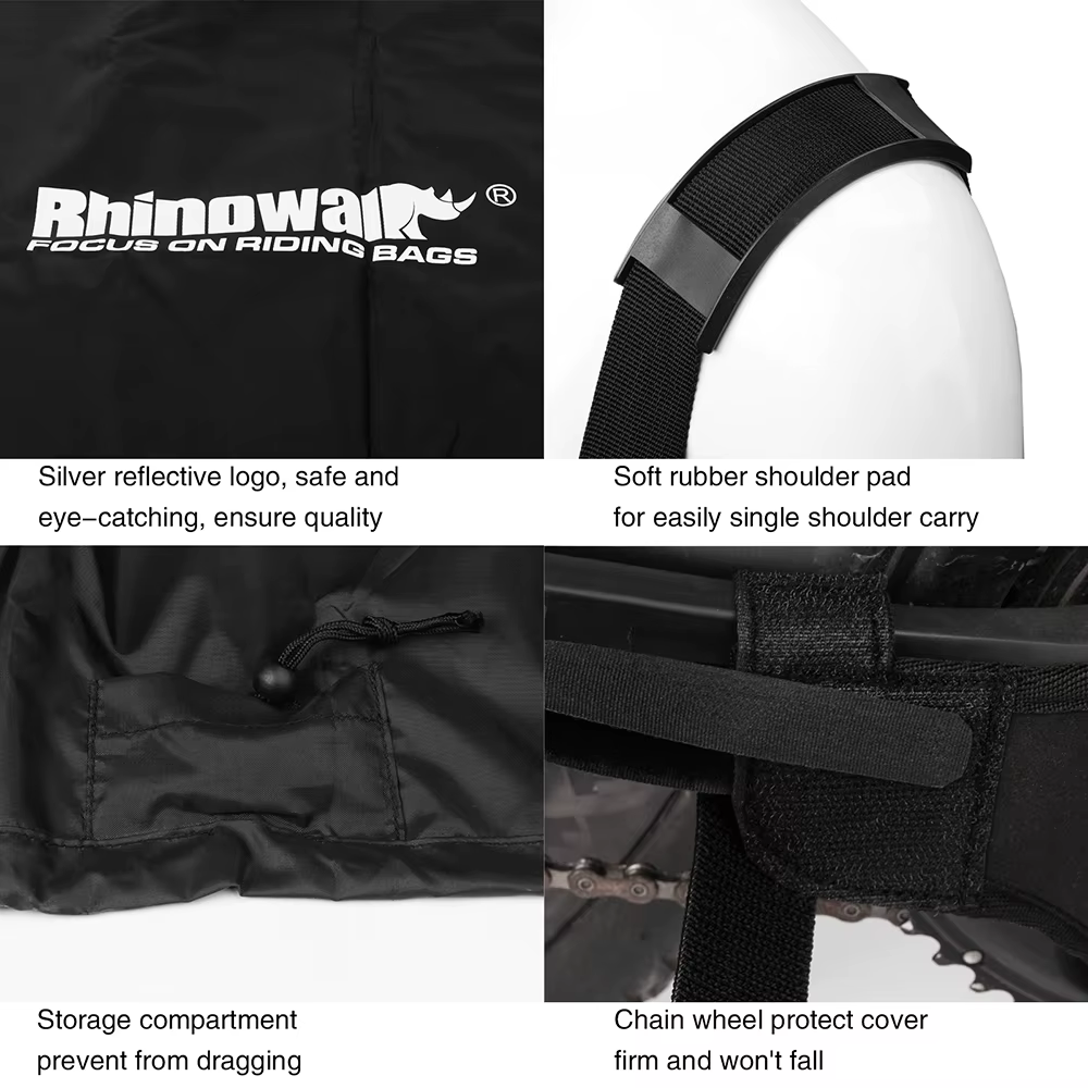 Rhinowalk 2023 VTT sac de transport pour 26-27.5 pouces vélo Portable vtt 700C voyage vélo accessoir