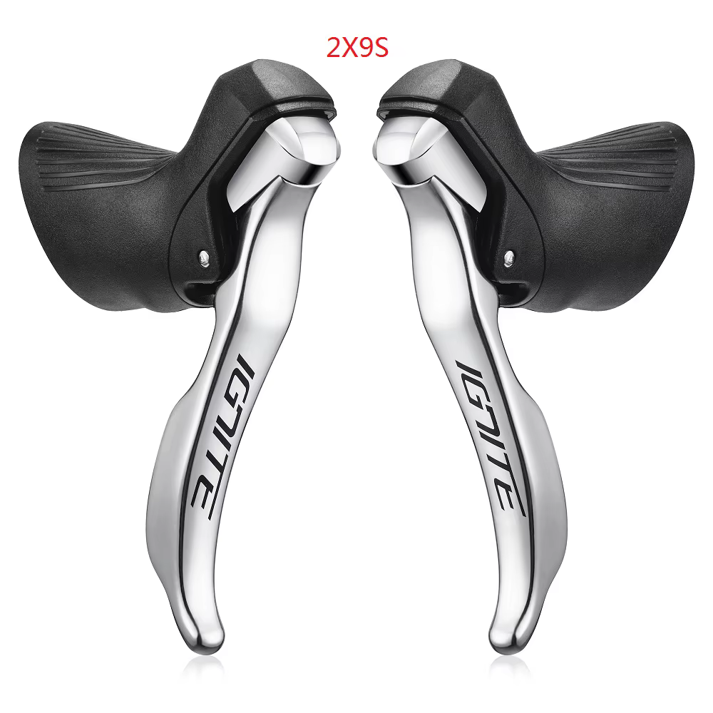 SENSAH argenté manettes de vitesse de vélo de route 2 × 8/2 × 9/2X10/2X11 vitesses levier de frein d