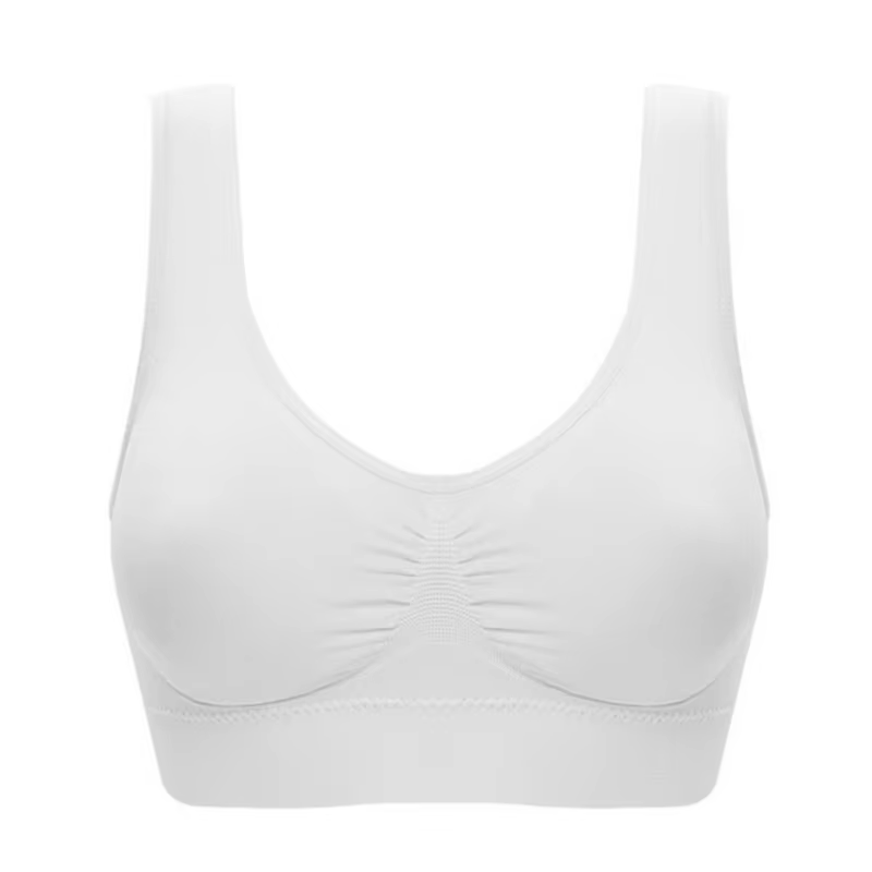 Grand soutien-gorge de sport monocouche sans coussinet pour femmes, haut de Yoga, course à pied, Fit
