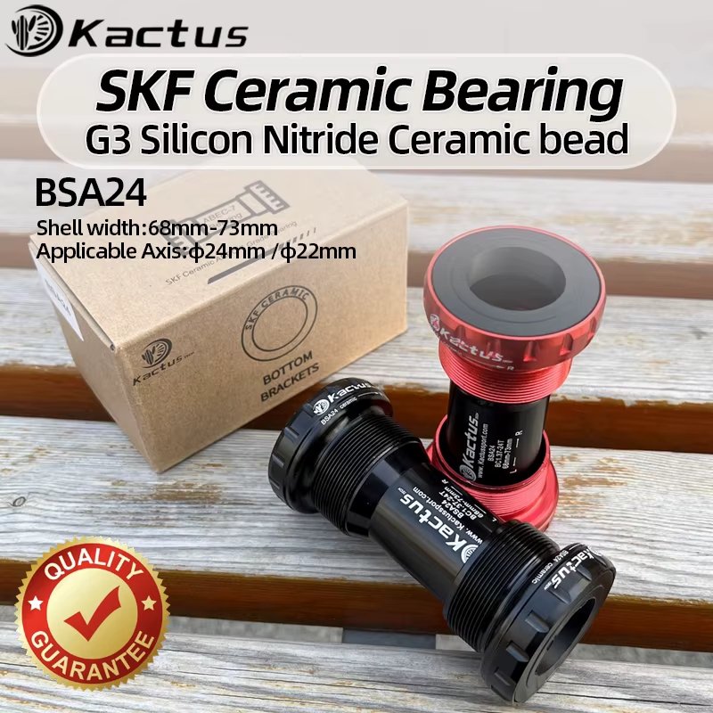 KACTUS BSA24 SKF roulement vélo bas 22/24mm roulement en céramique arbre Central pour Shimano SRAM G
