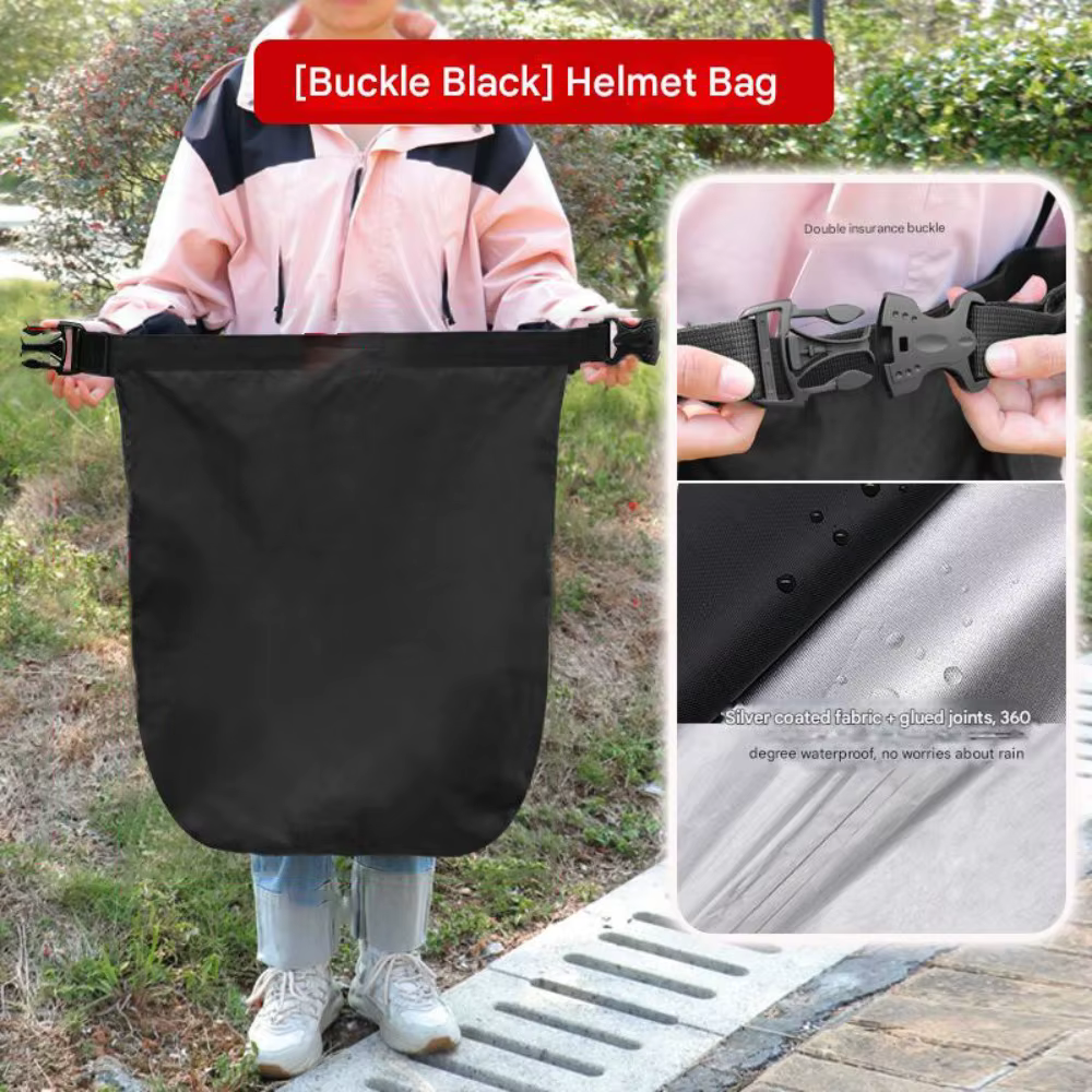 Sac de casque de moto antivol, grande capacité, serrure à combinaison, sac de rangement pour bagages