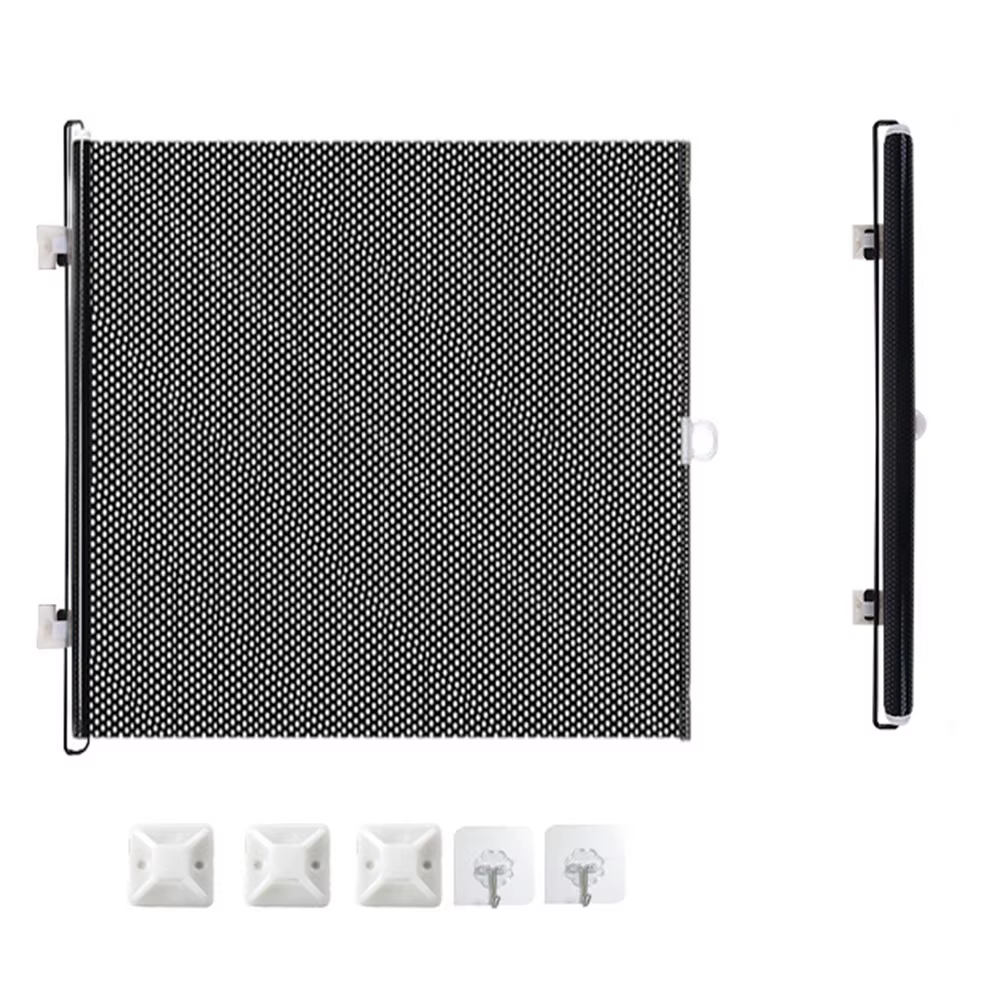 Pet Accessories Guard Retractable Fence Gate Folding Universal Pet Network Fence Barrier with Hook P