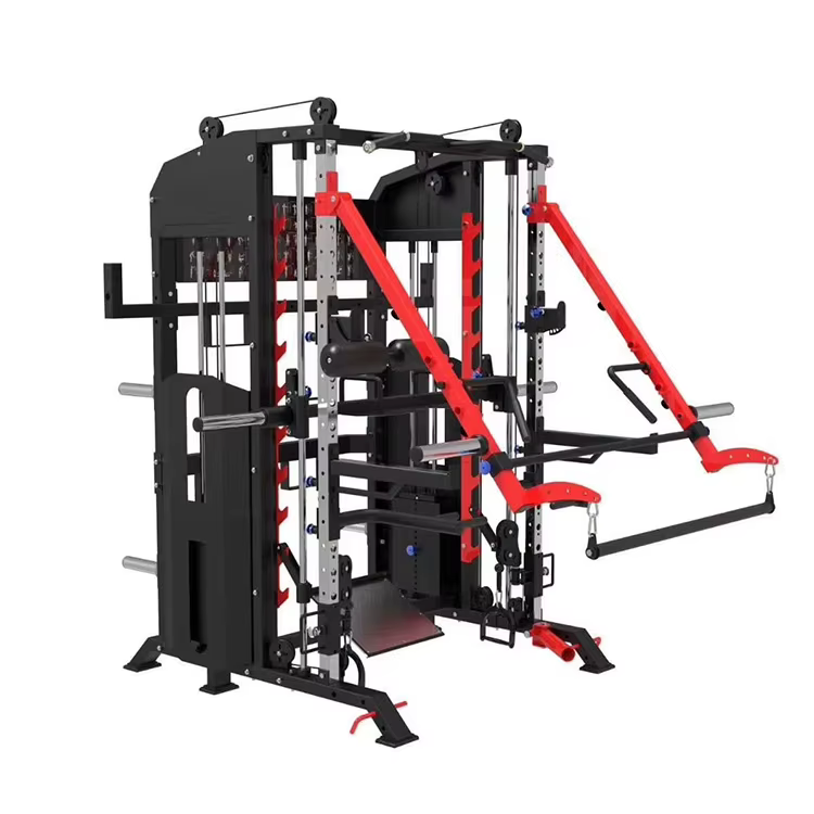 Rack de musculation multifonctionnel commercial, machine Smith 3D pour la remise en forme, équipemen