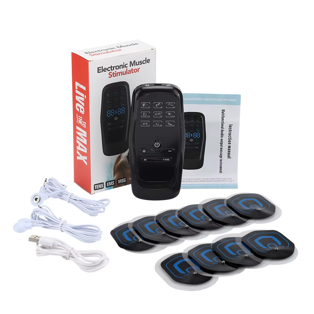 Stimulateur musculaire électrique EMS, acupuncture, massage corporel, physiothérapie, TENS, thérapie
