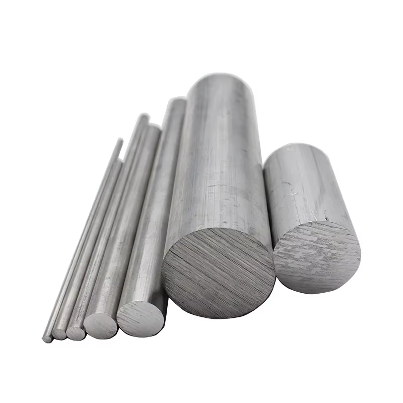 Barre à tiges rondes en aluminium de différentes tailles
