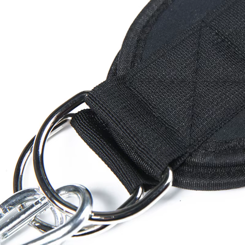 Ceinture côtelée lestée avec JODouble D-Ring, sangle de soutien dorsal, équipement de gymnastique à 