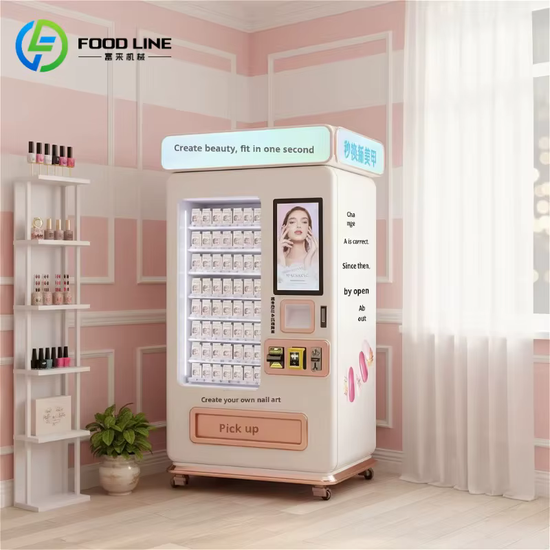 Distributeur automatique de maquillage, kiosque de beauté intelligent avec écran tactile HD, vendeur