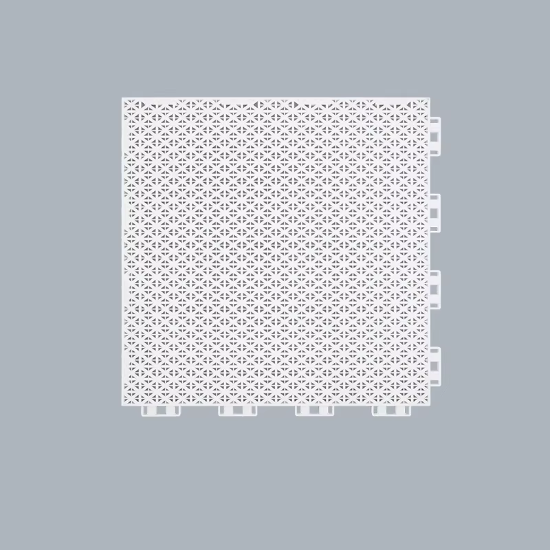 Dalles de sol suspendues en PP pour terrain de basketball intérieur haute densité, 30,5 cm x 30,5 cm