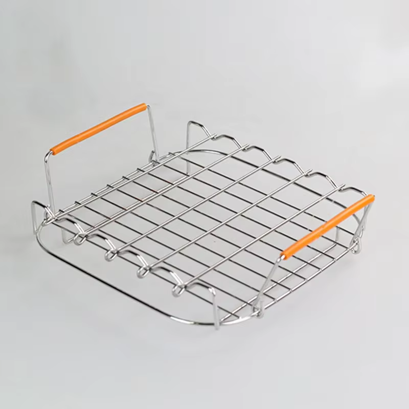 Accessoire de friteuse à air de gril de 8 pouces avec broche de gril adapté à la cuisson à la vapeur