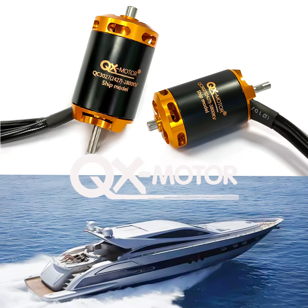 Moteur sans balais QX-MOTOR QF3027 3600KV 3800kv, utilisé avec un ESC 90A 120A pour les accessoires 