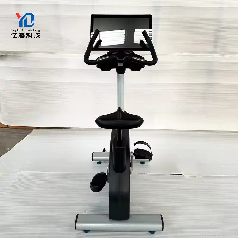 Vélo de spinning commercial vertical avec écran tactile pour entraînement cardio