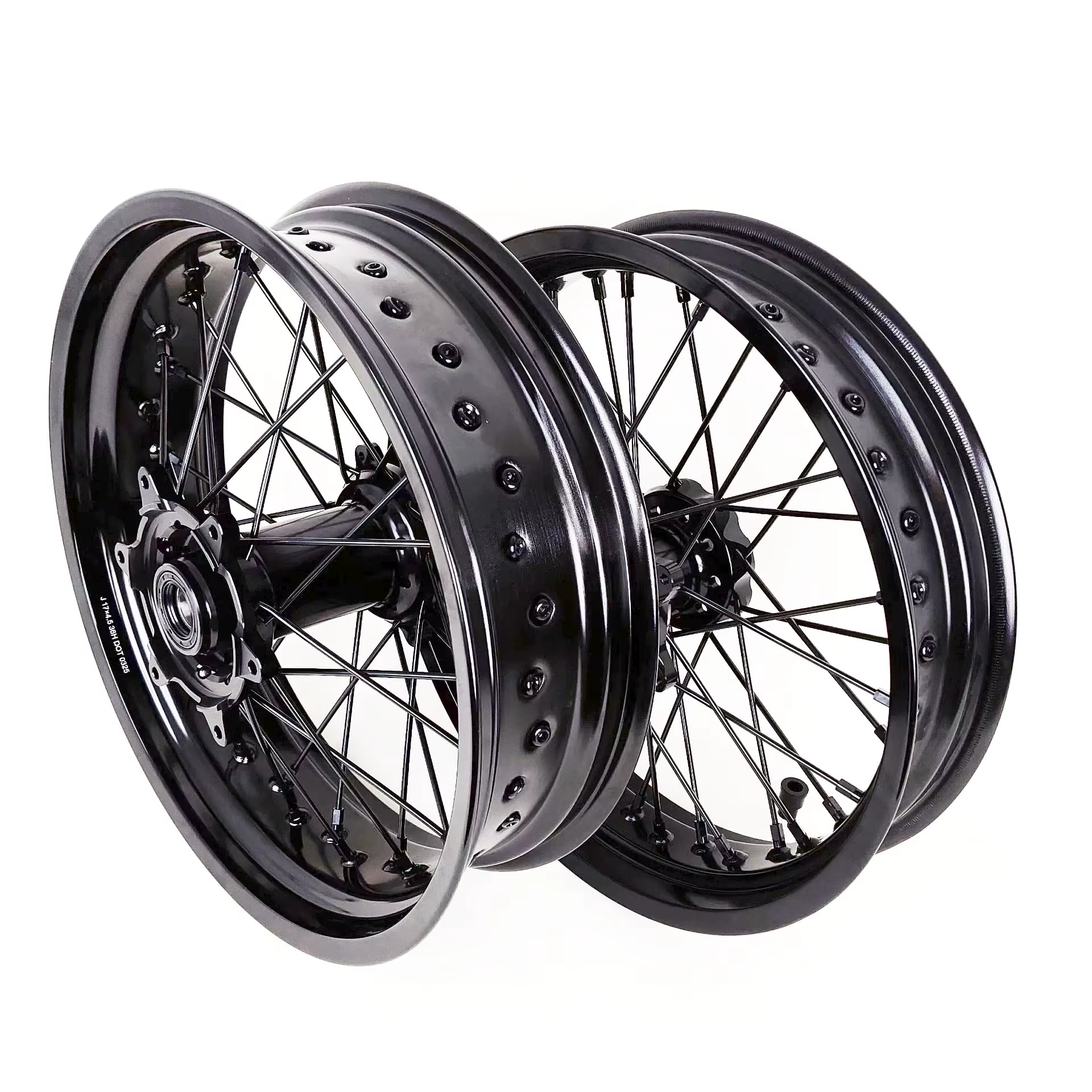 Super ebike Stark Varg 17 pouces Supermoto roues-tout neuf tout noir vélo de saleté électrique Stark