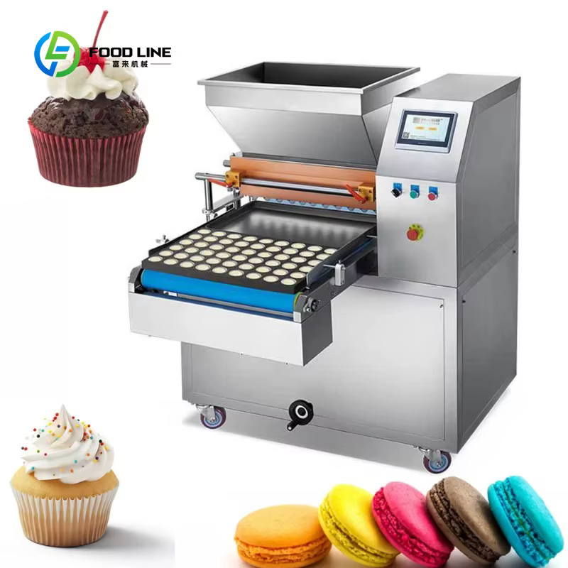 Machine de remplissage de pâte à gâteau haute vitesse personnalisée, machine à former des madeleines