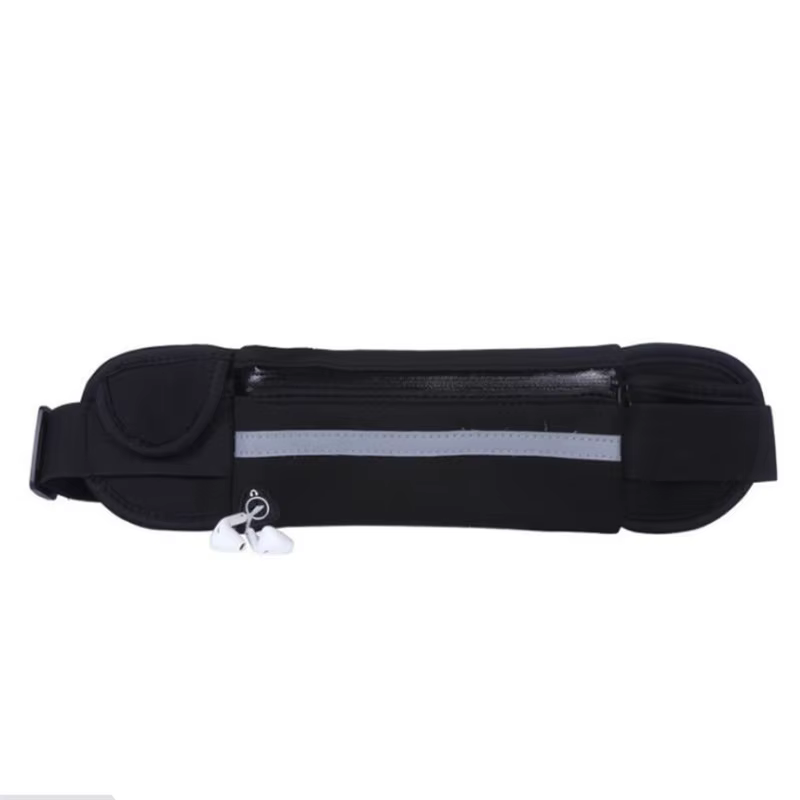 Sac banane en toile étanche pour homme et femme, support de téléphone portable, accessoires de sport