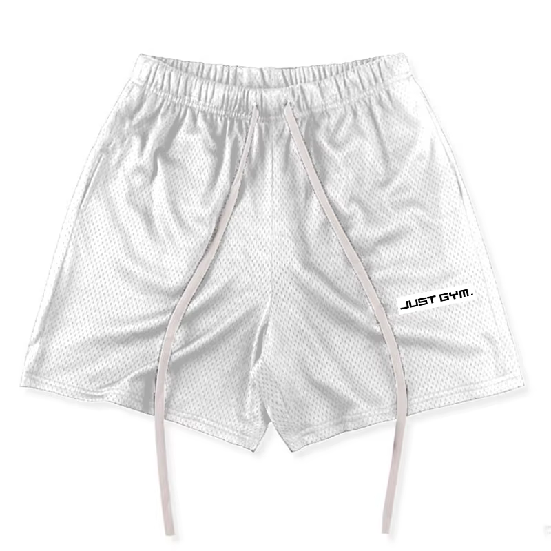 Short de Fitness respirant en maille légère pour hommes, pantalons décontractés de sport d'été