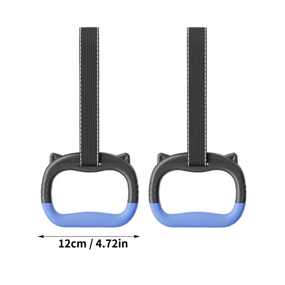 Anneaux de gymnastique pour enfants, 440 lb, sangles réglables, anneaux de gymnastique pour barre de