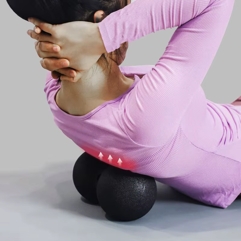 EPP Peanut IkBody Énergie Fascia Ball, Yoga Foam Night, Haute Densité, Muscle Relaxation Lacrosse Ex