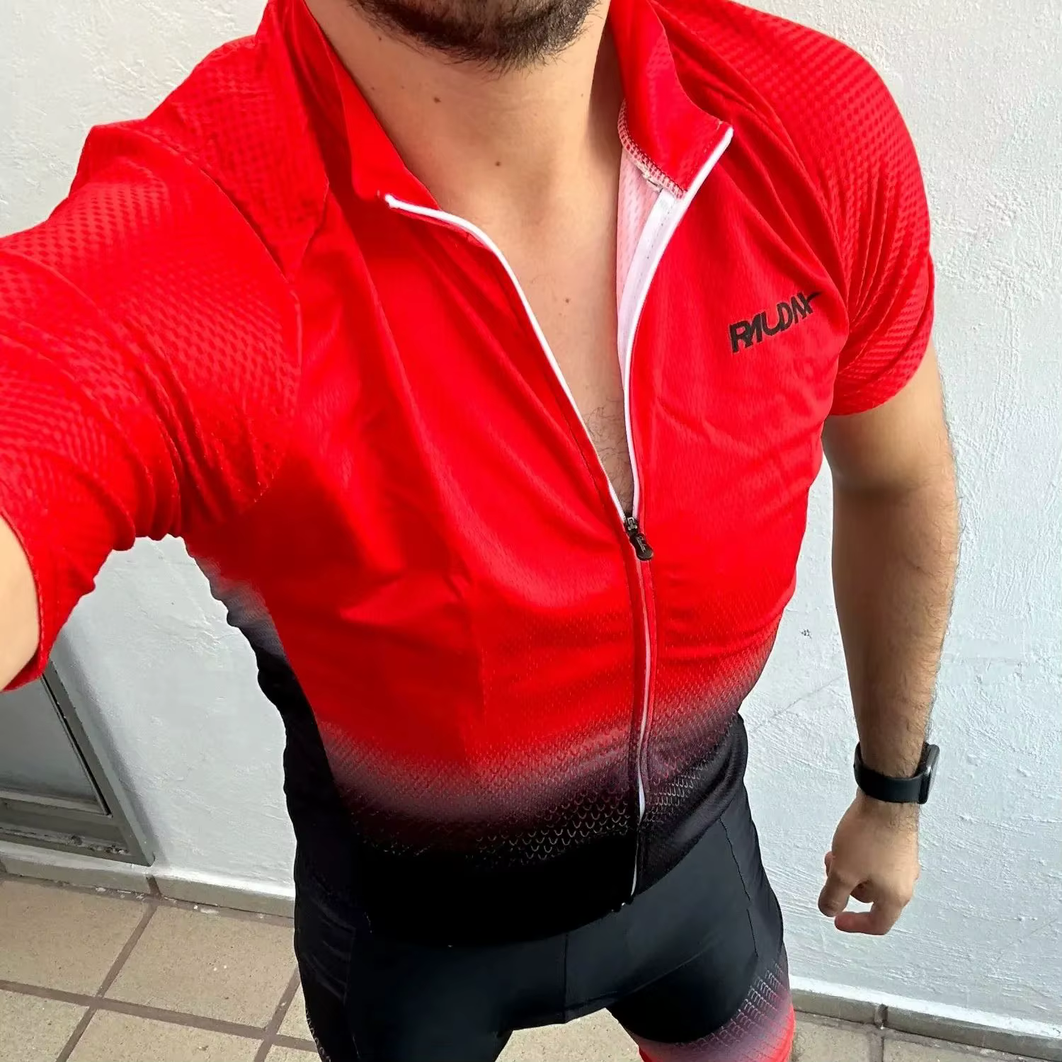 Raudax ensemble de cyclisme homme Maillot de cyclisme à manches courtes vélo cyclisme vêtements Kit