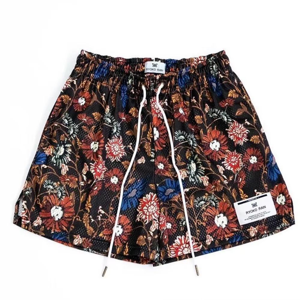 Nouveaux shorts d'été pour hommes et femmes, mode plage bord de mer, shorts de sport en maille, pant