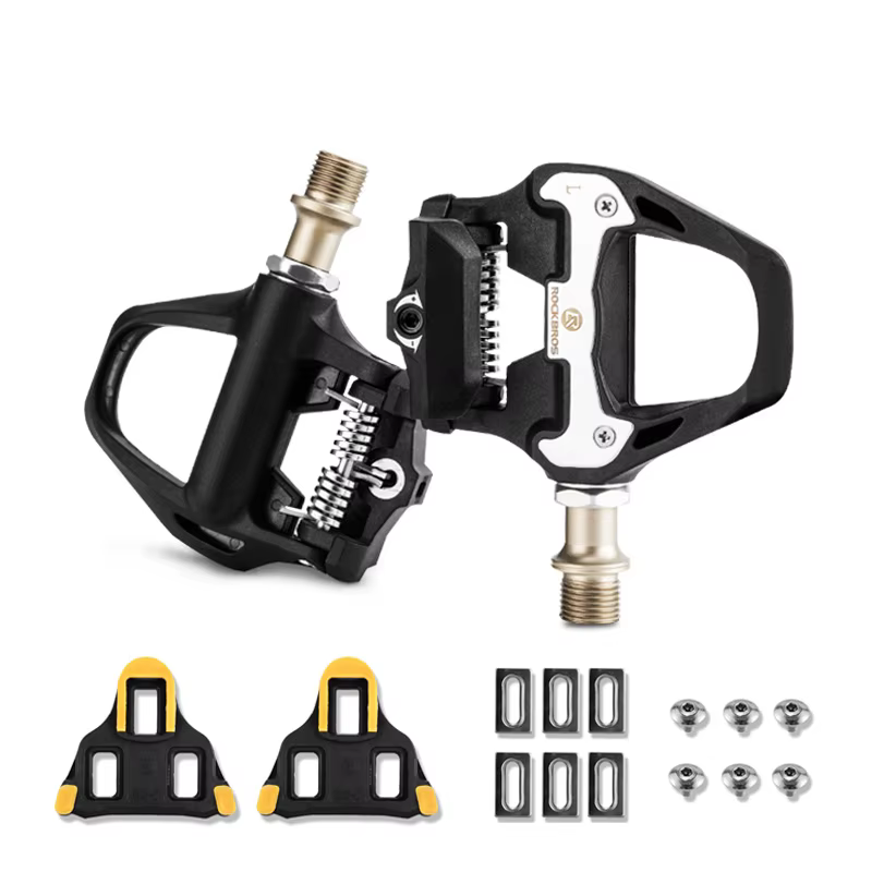 ROCKBROS pédale de vélo SPD-SL vélo de route vélo pédales autobloquantes ultralégères en alliage d'a