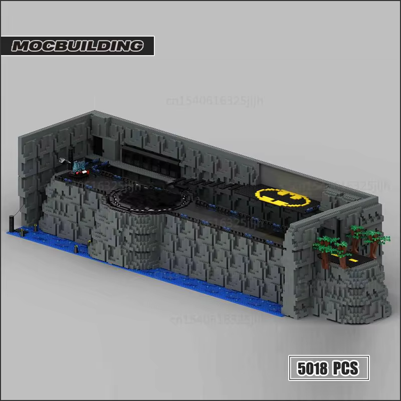 Blocs de construction Batcave Moc UCS, briques technologiques du parc de voiture Batty, ensembles de