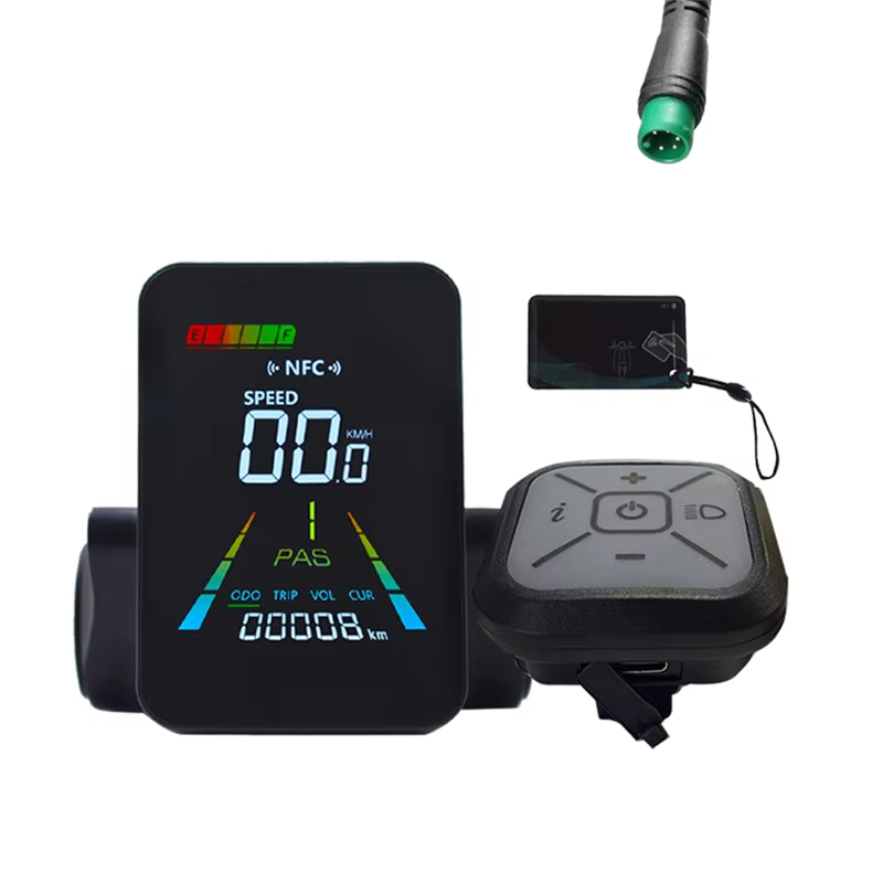 Compteur de couleur animé pour vélo électrique F3, NFC, affichage LCD, UART 24V/36V/48V/60V, compteu