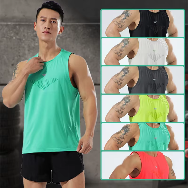 Économie d'entraînement de musculation pour hommes, haut de course, vêtements de fitness pour hommes