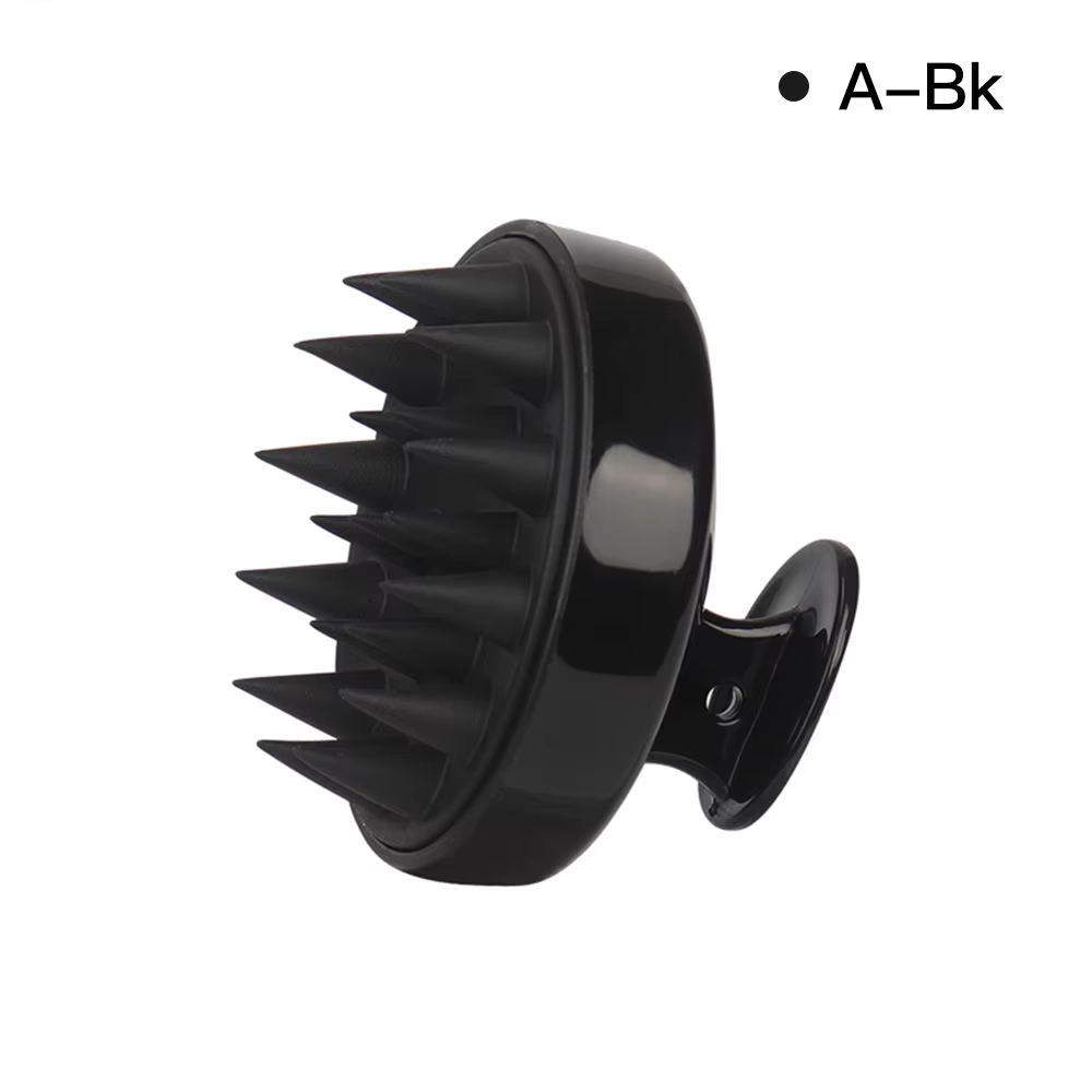 Peigne de Massage du cuir chevelu en Silicone, brosse de lavage des cheveux, masseur de cuir chevelu