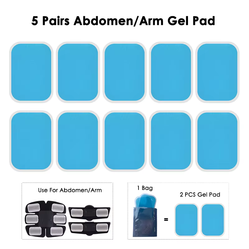 Stimulateur musculaire électrique, masseur, ventre, fesses, bras, jambes, cou, hanches, entraîneur, 
