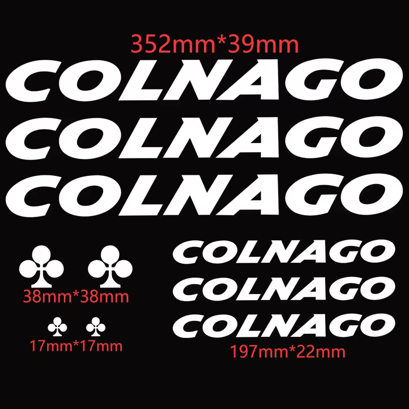 Autocollants de tailles personnalisables, autocollants de cadre de vélo, autocollants de cadre de vé